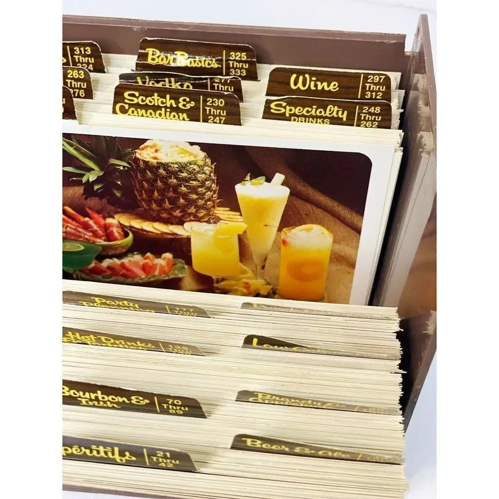 International Recipe Card Collection Mixed Drinks